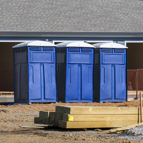 is there a specific order in which to place multiple porta potties in Elk Falls KS